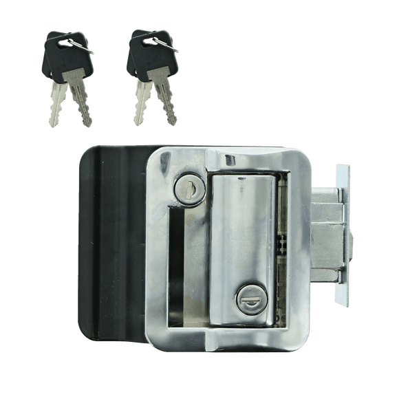 Road & Home RV Entry Lock, Chrome Plated 8 in.